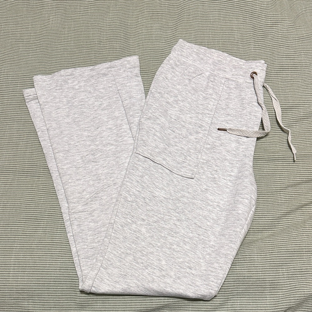 GreenTea Light Gray Track Pants